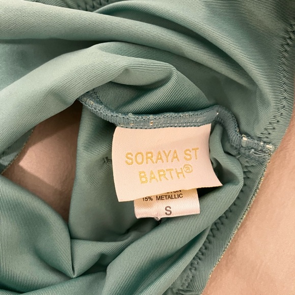 SORAYA St Barth Wireless a high Leg One Piece Swimsuit in Perla Size S - Picture 6 of 10